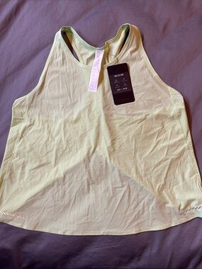 Fabletics Bright Yellow/green Athletic Tank Top Sz. L